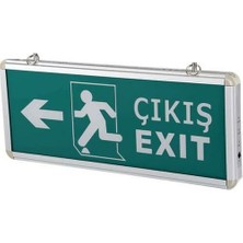 Cata CT-9170 Sağ+Sol Çıkış Exit Levhası Şarjlı Ledli