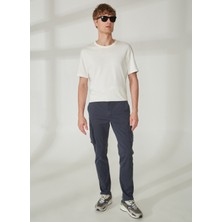 Fred Mello Normal Bel Normal Paça Slim Fit Mavi Erkek Pantolon Fmbronxblue