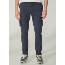 Fred Mello Normal Bel Normal Paça Slim Fit Mavi Erkek Pantolon Fmbronxblue