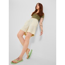 Jjxx Normal Bel Normal Bej Kadın Şort 12235003