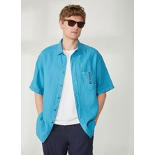 Bikkembergs Turkuaz Erkek Gömlek C C 136 01