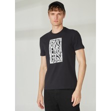 Bikkembergs Siyah Erkek T-Shirt C 4 101 2V