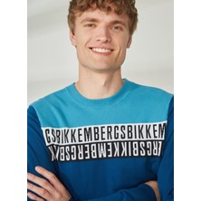 Bikkembergs Mavi Erkek Kazak C S 52G 10