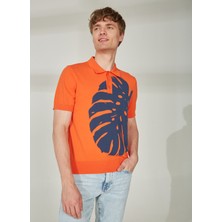 Bikkembergs Turuncu Erkek Polo T-Shirt C S P50 10