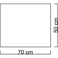 Buğusan 50X70 cm Buğu Çözücülü Dokunmatik Işıklı Ledli Banyo Aynası