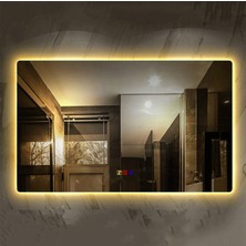 Buğusan 60X80 cm Bluetoothlu Buğu Çözücülü Dokunmatik Işıklı Ledli Banyo Aynası