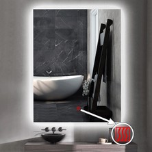 Buğusan 70X120 cm Buğu Çözücülü Ledli Banyo Aynası