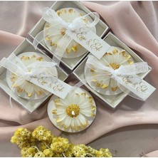 Pukka Candles Nikah - Nişan - Dügün Hediyelik 20 Adet Papatya Mum