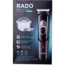 Rado RD-3583 Pro Şarjlı Saç Sakal Tıraş Makinesi Ense Kesme Makinesi