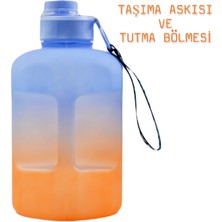 Bottle Boss Bottleboss Damacana Motivasyon Matarası Çevir Aç Sızdırmaz Kapak Tasarımlı 2 Litre