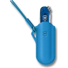 Victorinox Deri Çakı Kılıfı Summer Rain Boyun Askılı Mavi