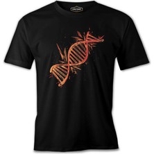 Lord T-Shirt Dna Chain Exploding Siyah Erkek Tshirt