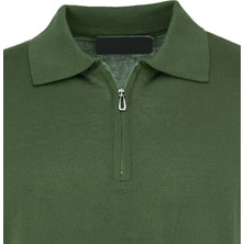 Oppland Erkek Polo Yaka Düz Renk Cepsiz Kısa Kollu Normal Kesim Tam Kalıp Premium Pamuklu Dokuma Ince Triko T-Shirt