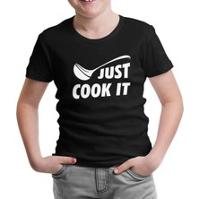 Lord T-Shirt Just Cook It Siyah Çocuk Tshirt