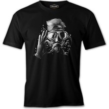 Lord T-Shirt Diver Swimming Underwater Siyah Erkek Tshirt