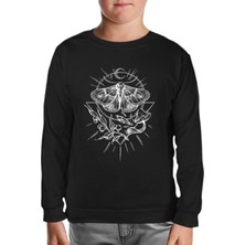 Lord T-Shirt Animals And Plants Around The Universe Siyah Çocuk Sweatshirt