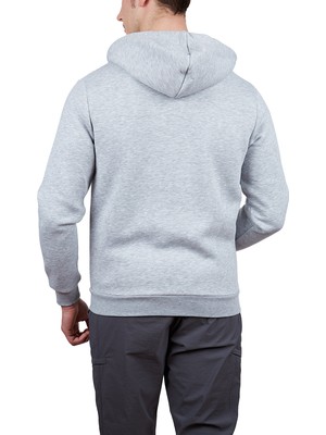 Alpinist Covert Tam Fermuarlı Erkek Sweatshirt Gri Melanj