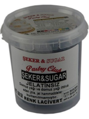 Şeker & Sugar Şeker Hamuru 500 gr Lacivert