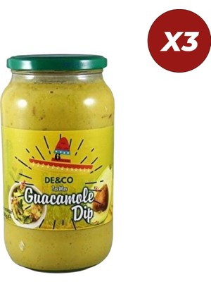 Deco Avokado Guacamole Dip Sos 1 kg 3 Adet