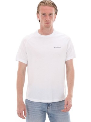 Columbia Csc M Comfort Ss Tee Erkek T-Shirt Beyaz CS0303-100