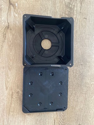Jbox  Kamera Montaj Buatı ve Alt Kapağı 1 Adet Siyah
