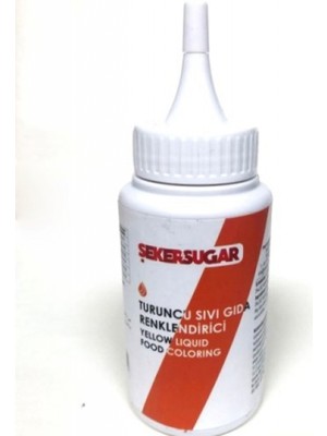 Şeker & Sugar Turuncu Sıvı Gıda Boyası 150 ml