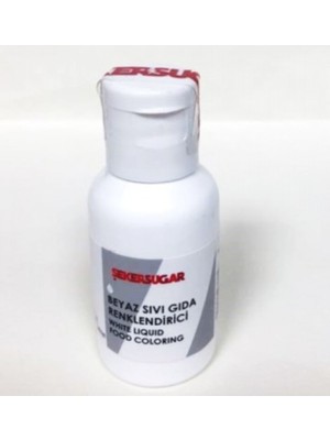 Şeker & Sugar Beyaz Sıvı Gıda Boyası 20 ml