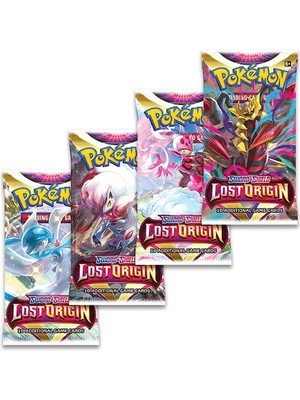Abetto Market Pokemon Lost Orıgın Sword & Shıeld Pokemon Oyun Kartı 4 Paket