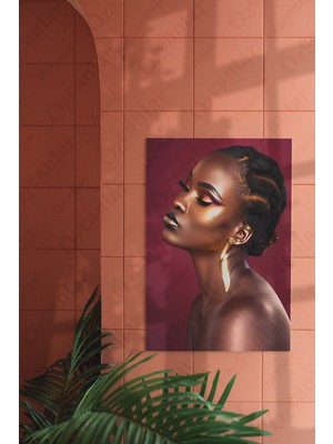 Özcanlar Çerçeve Güzellik Merkezi Kuaför Çerçevesiz Çerçeve Görünümlü 1 Parça Mdf  Duvar Tablo Seti Lazer Kesim