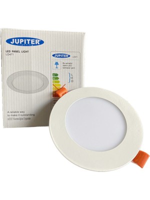 Jupiter LD471 Slim Yuvarlak LED Panel 6W (6500K) 5 Adet