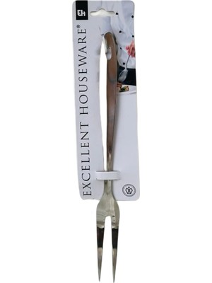 Excellent Houseware Çelik Et Servis Çatalı - 32 cm