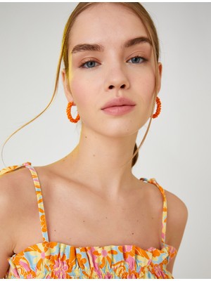 Koton Halka Küpe Boncuklu