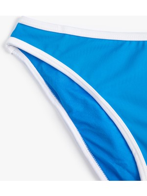 Koton Basic Bikini Altı Biye Detaylı Normal Bel