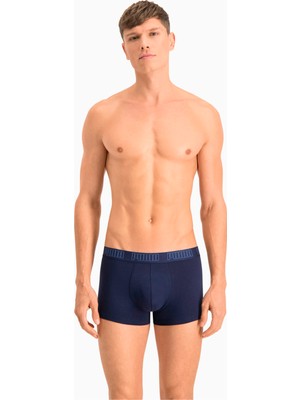 Puma Mavi Erkek Boxer 93501506 Puma Basıc Trunk 2p Blu