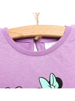 Disney Minnie Mouse Tshirt Kız Bebek