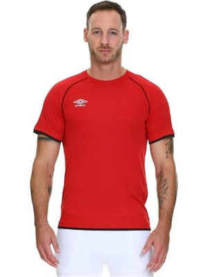 Umbro Training Top Laser - Erkek Kırmızı Spor T-Shirt - TF0035