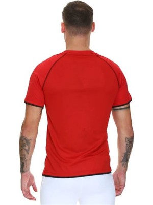 Umbro Training Top Laser - Erkek Kırmızı Spor T-Shirt - TF0035