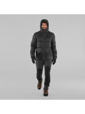 Decathlon FORCLAZ Erkek Outdoor Trekking Şişme Montu - Kuş Tüyü / -18°C - Siyah - MT900