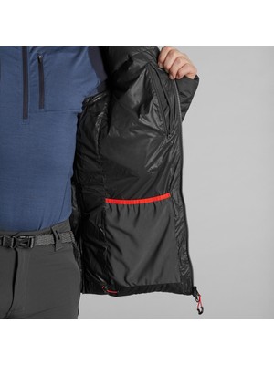 Decathlon FORCLAZ Erkek Outdoor Trekking Şişme Montu - Kuş Tüyü / -18°C - Siyah - MT900