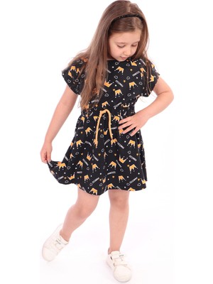 Toontoy Kids Kız Çocuk Komple Princess Desenli Elbise