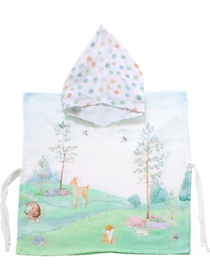 Casadora Baby Arcadia %100 Pamuk Bebek/Çocuk Müslin Panço