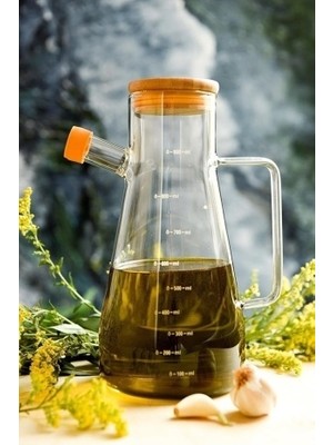 Perotti Masterchef Bambu Kapaklı 900 ml Yağdanlık