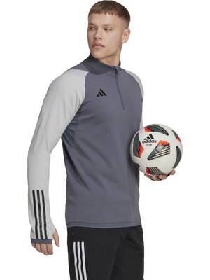 adidas TIRO23 C Tr Top Erkek Futbol Uzun Kollu Antrenman Üstü HU1316 Gri