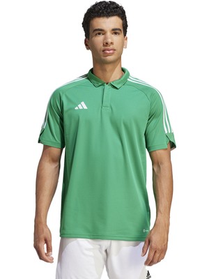 adidas TIRO23 L Polo Erkek Futbol Polo Yaka Tişört IC7861 Yeşil