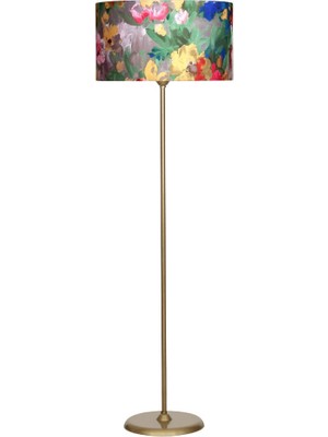 Vinner Conic Eskitme Tek Ayaklı Metal Düz Lambader - Violet