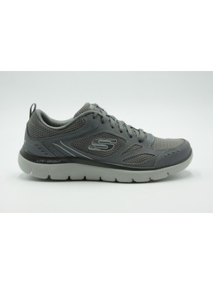 Skechers 52812-CHAR Summits Erkek Gri Spor Ayakkabı