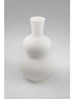 Refsan Mia Vazo Seramik Bisküvi  Ham Bisküvi Boyanabilir Obje