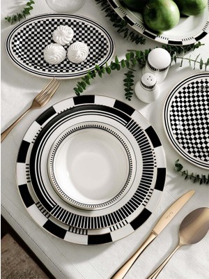 Pierre Cardin 60 Parça 12 Kişilik Yemek Takımı Pendor