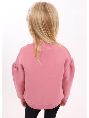 Toontoy Kız Çocuk Nakışlı Sweatshirt
