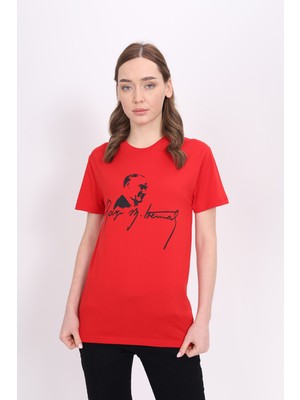 Toontoy Unisex Atatürk Baskılı Tişört